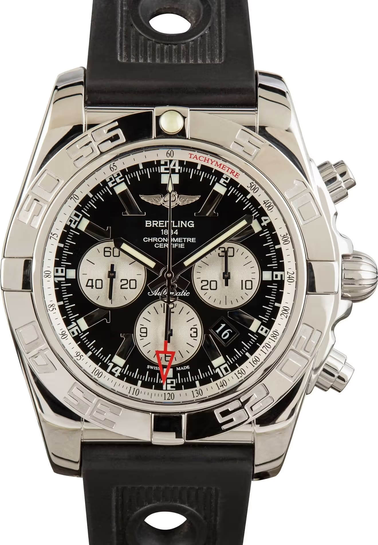 Breitling Chronomat Stainless Steel AB041012BA69-201S Black Dial Replica