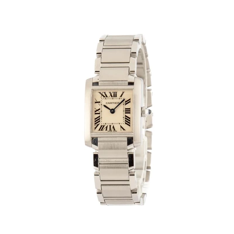 Cartier Tank Francaise W51008Q3 Silver Gray Dial Replica