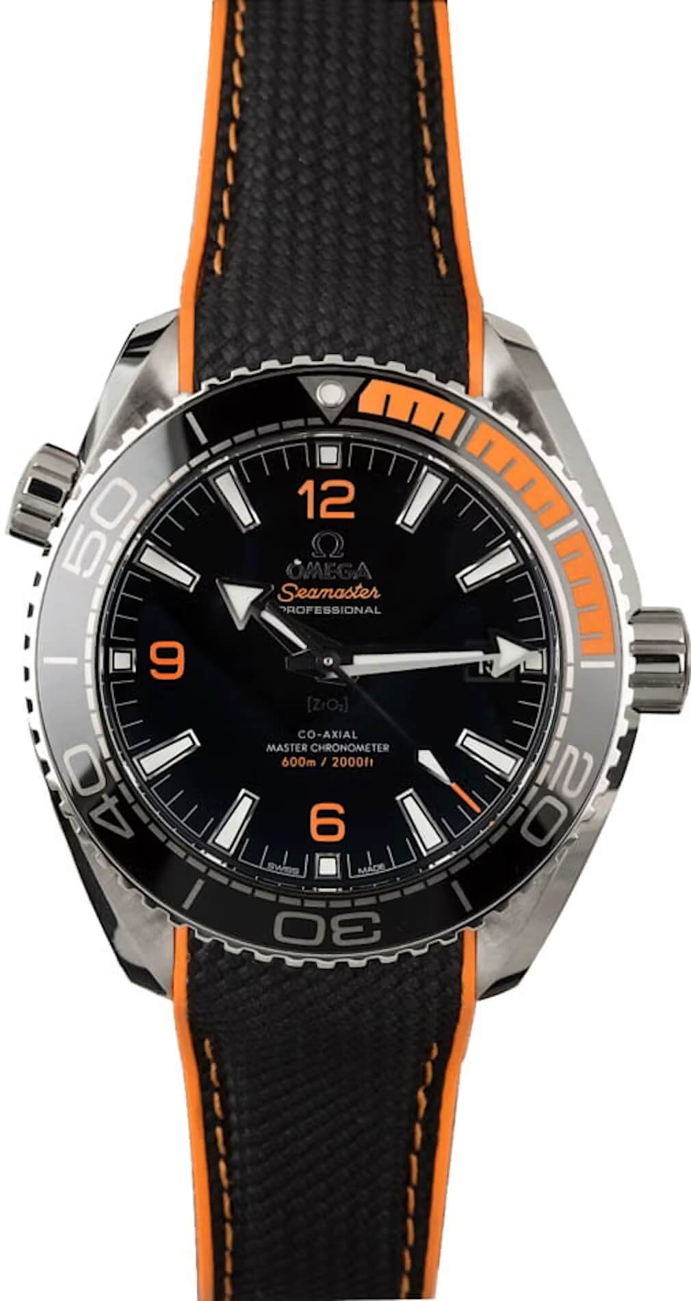 Omega Seamaster Planet Ocean Black & Orange Dial Replica