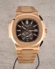 Patek Philippe Nautilus Flyback Chronograph 18k Rose Gold 5980R-001 Gradient Brown Dial Replica