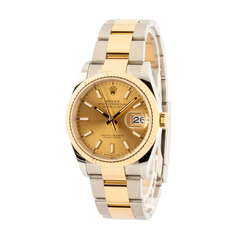 Rolex Datejust 126233 Champagne Index Dial Replica