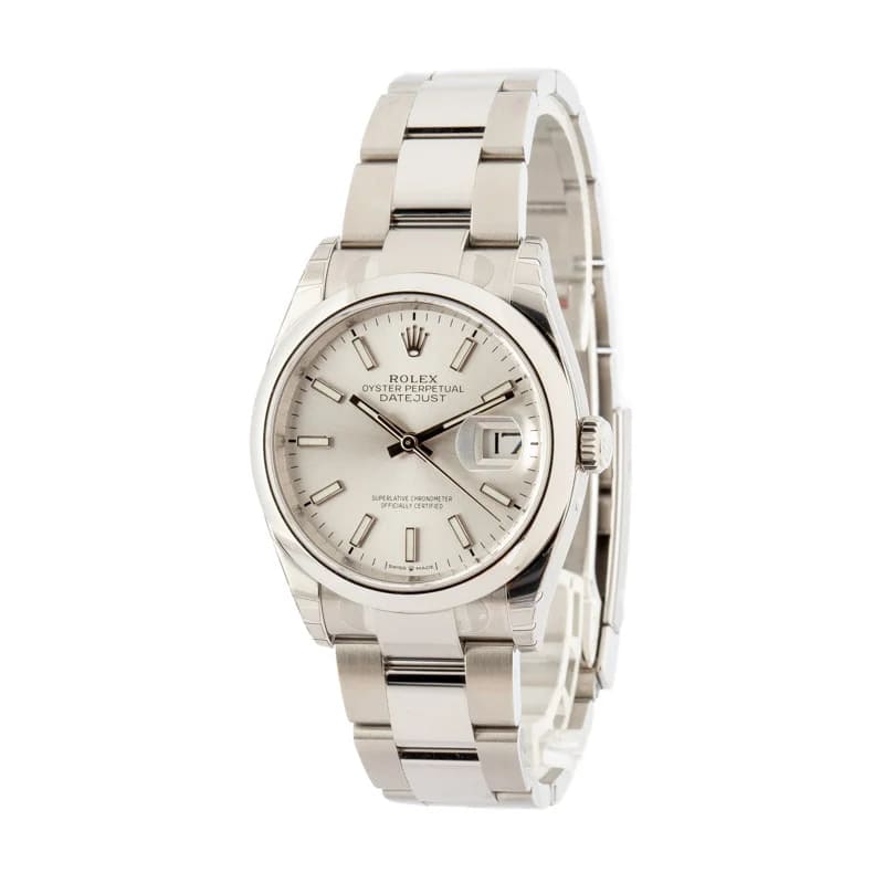 Rolex Datejust 126200 Silver White Dial Replica