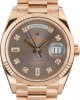 Rolex Day-Date President 128235 Everose Gold Chocolate Dials Replica