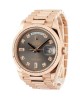 Rolex Day-Date President 128235 Everose Gold Chocolate Dials Replica