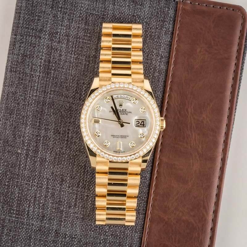 Rolex Day-Date 36 ref 128348 18k Yellow Gold Replica