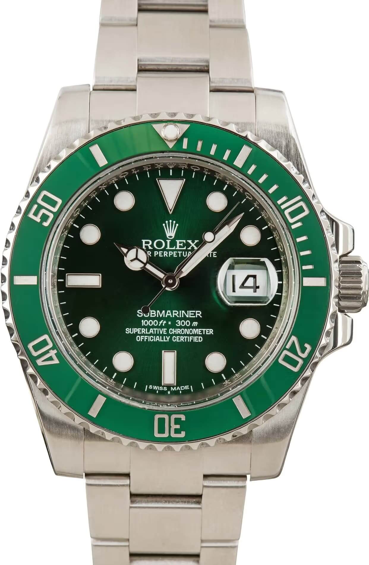 Rolex Submariner 116610LV Hulk Green Dial Replica