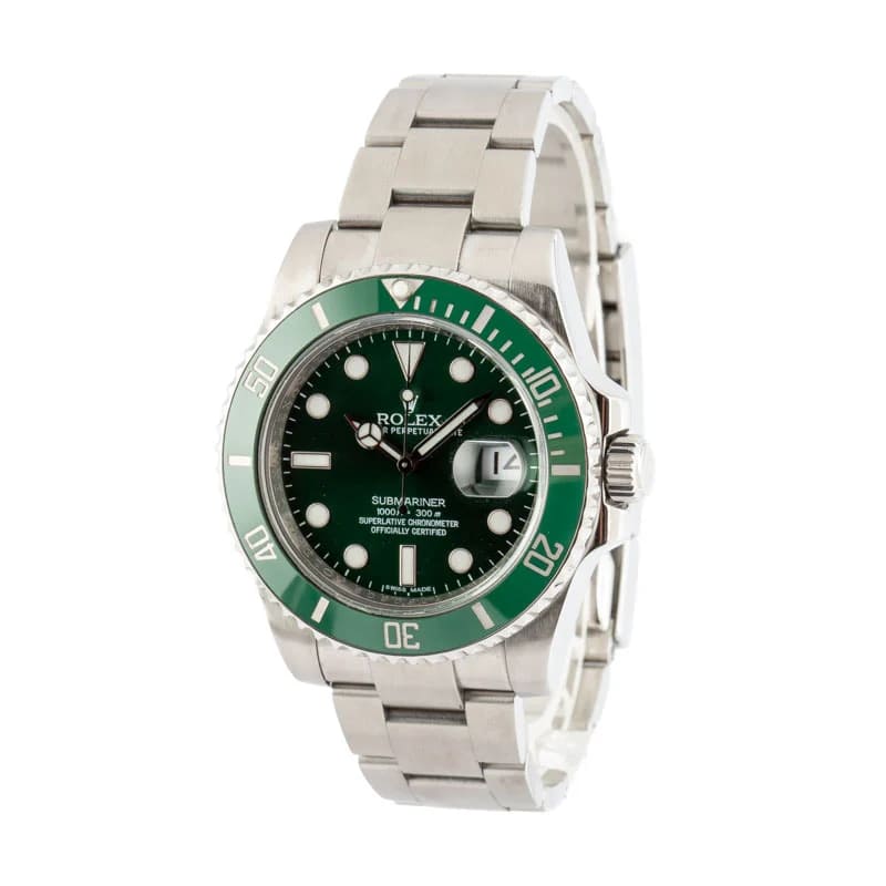 Rolex Submariner 116610LV Hulk Green Dial Replica