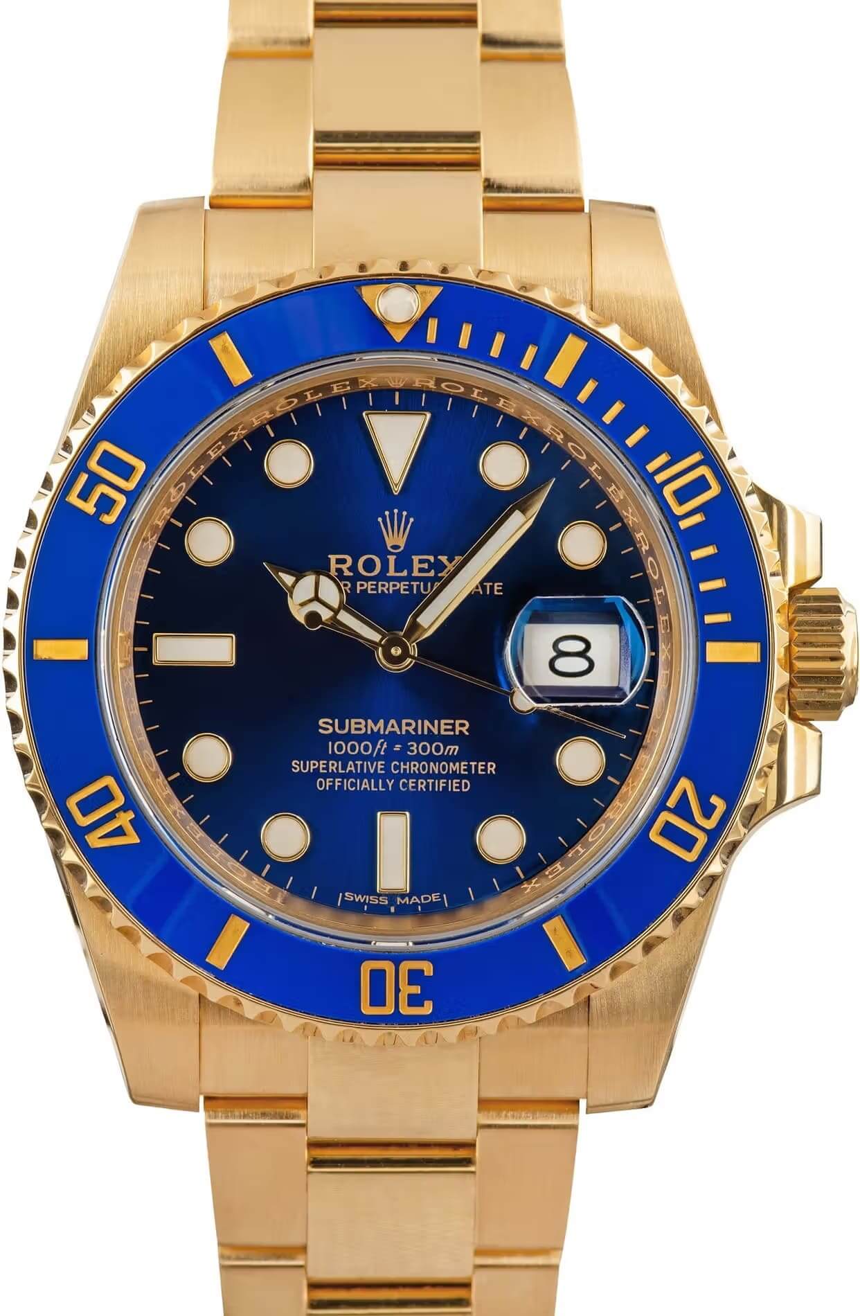 Rolex Submariner 116618LN-LB Blue Dial Replica