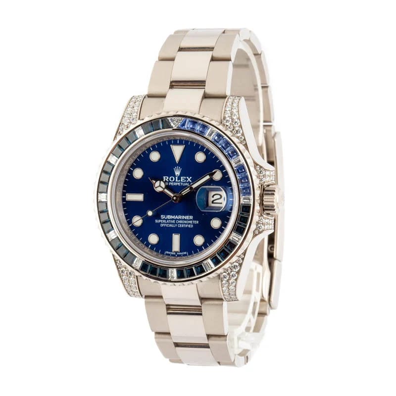 Rolex Submariner Date 116659 Sapphire & Diamond Bezel Blue Dial Replica