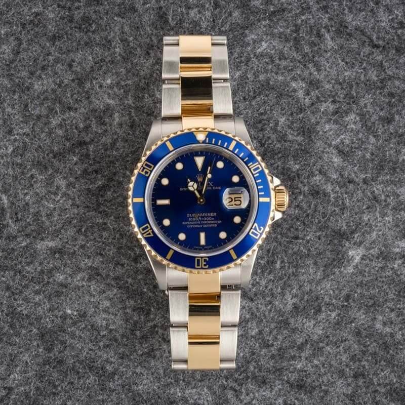 Rolex Submariner 16613 Two Tone Blue Dial Replica