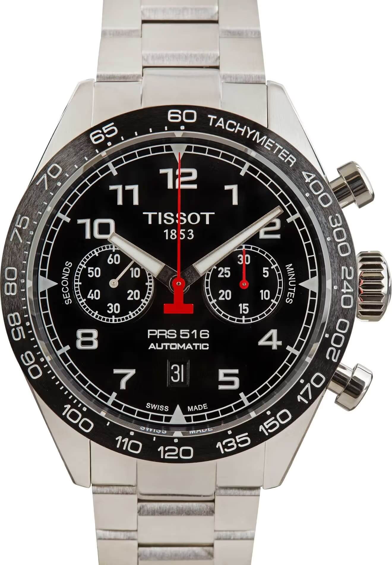 Tissot T-Sport PRS 516 T131.627.11.052.00 Automatic Chronograph Black Arabic Dial Replica