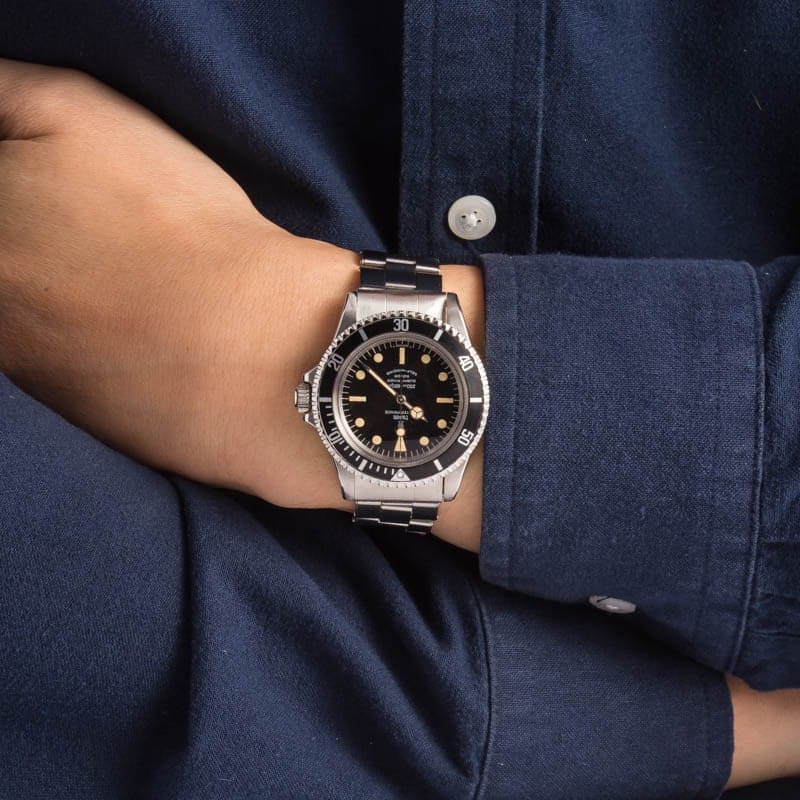 Tudor Vintage Submariner 7016 Black Dial Replica