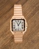 Cartier Santos De Cartier WGSA0031 18k Rose Gold Silver Dial Replica