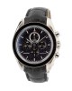 Omega Speedmaster Moonphase 311.33.44.32.01.001 Stainless Steel on Leather Strap Black Dial Replica