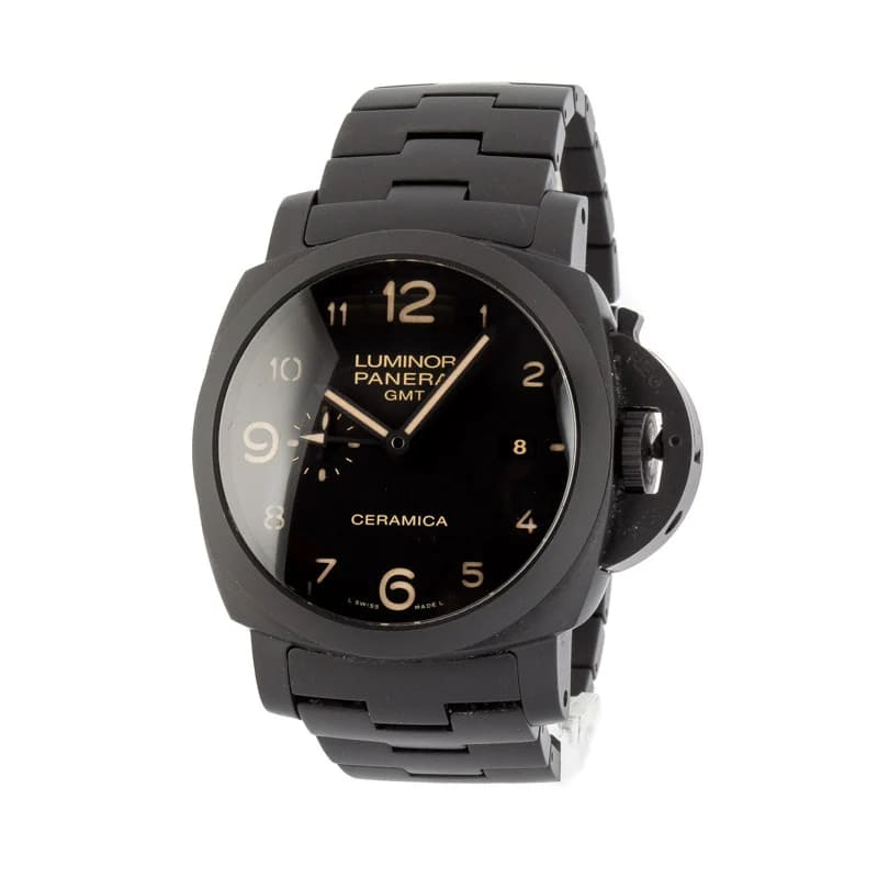 Panerai Luminor Tuttonero GMT PAM438 Black Dial Replica