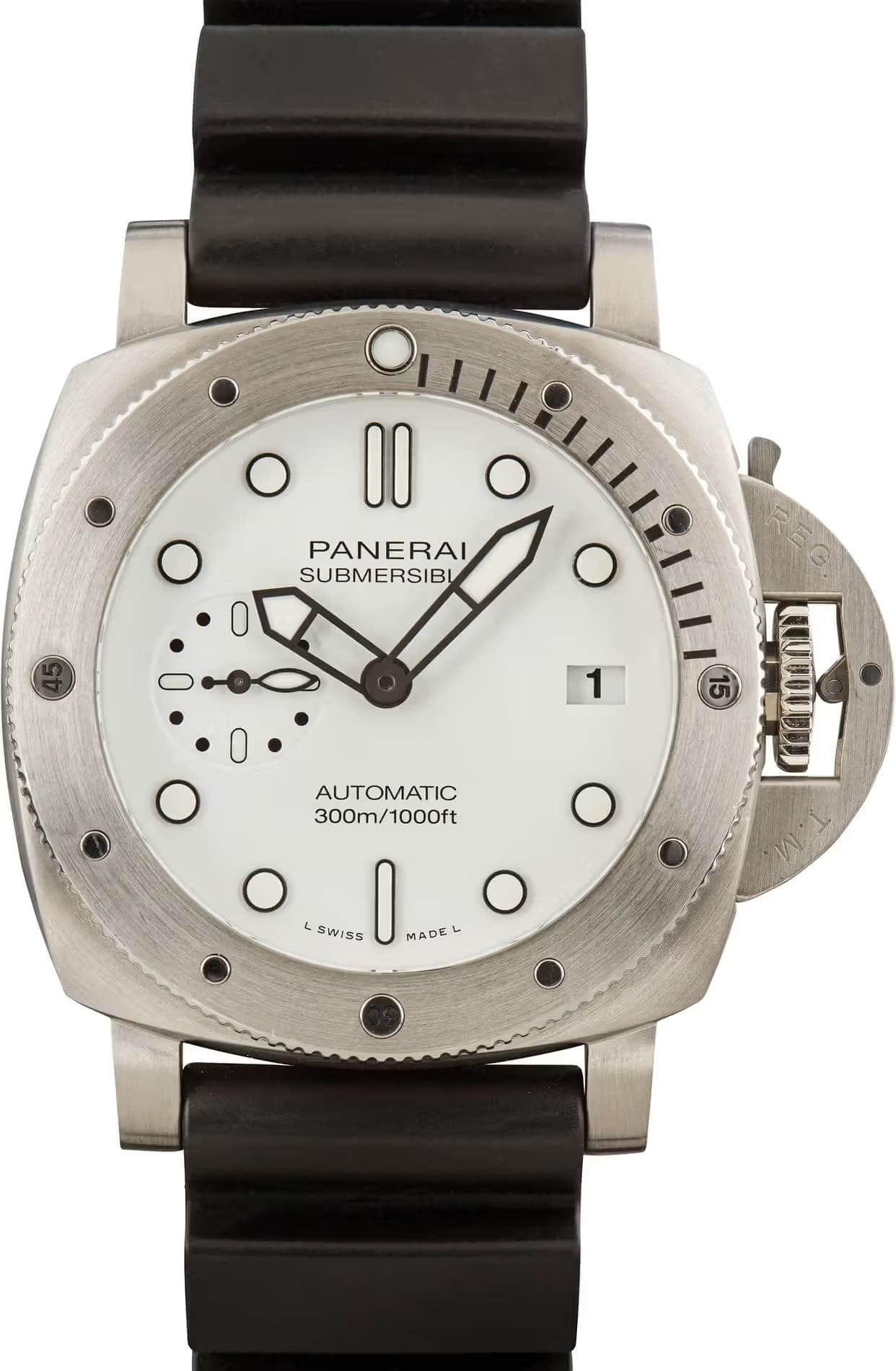 Panerai Submersible 42 Bianco PAM 01223 Stainless Steel White Dial Replica