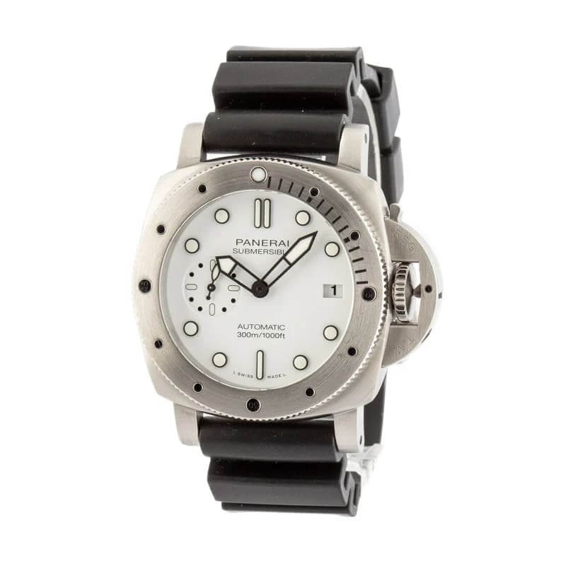 Panerai Submersible 42 Bianco PAM 01223 Stainless Steel White Dial Replica