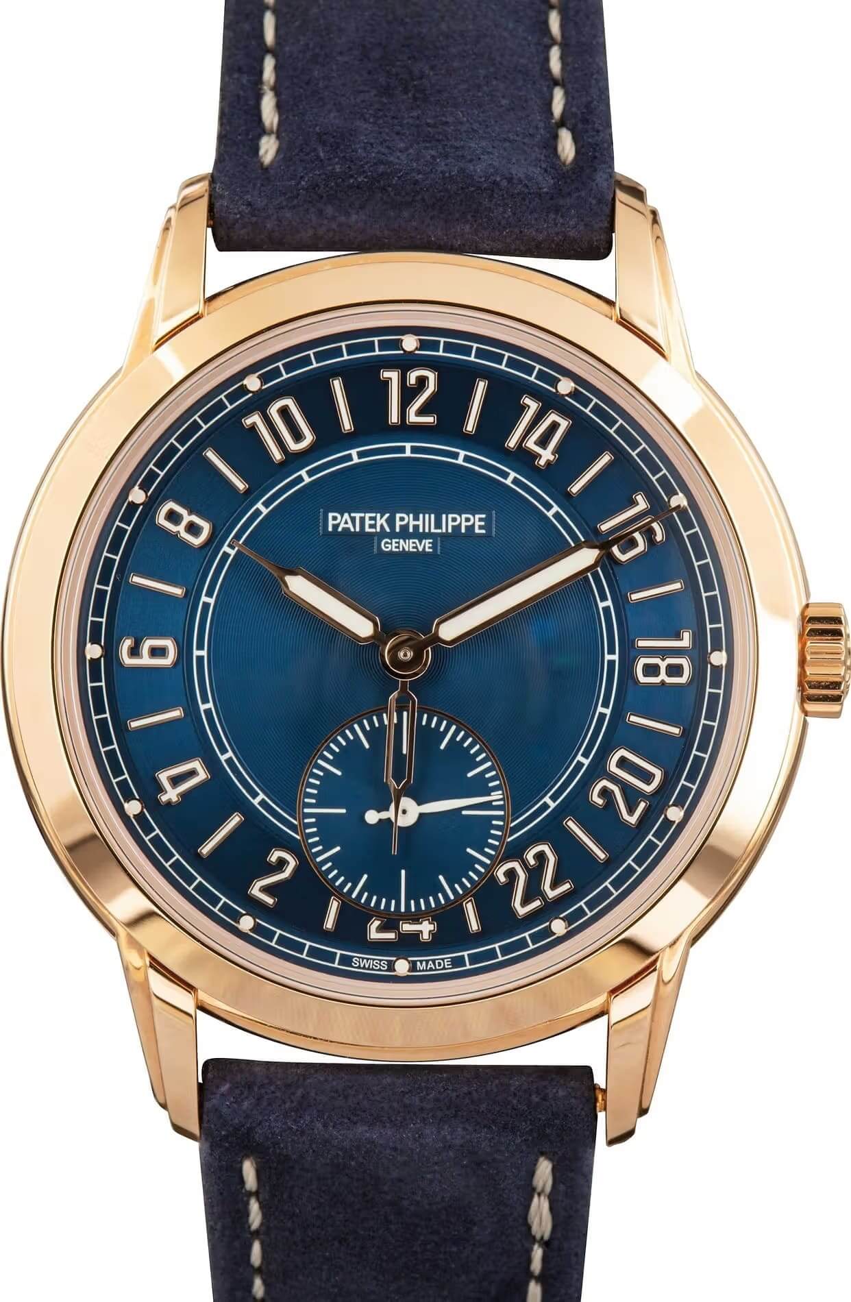 Patek Philippe Complications Blue Dial 5224R-001 Replica