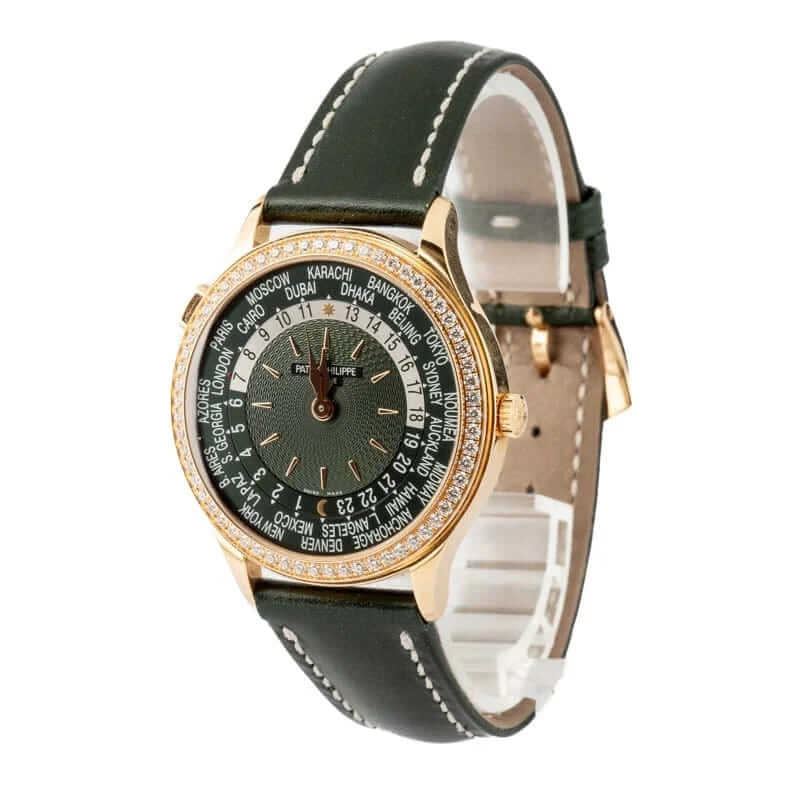 Patek Philippe Complications 7130R Rose Gold Olive Green Dial Replica