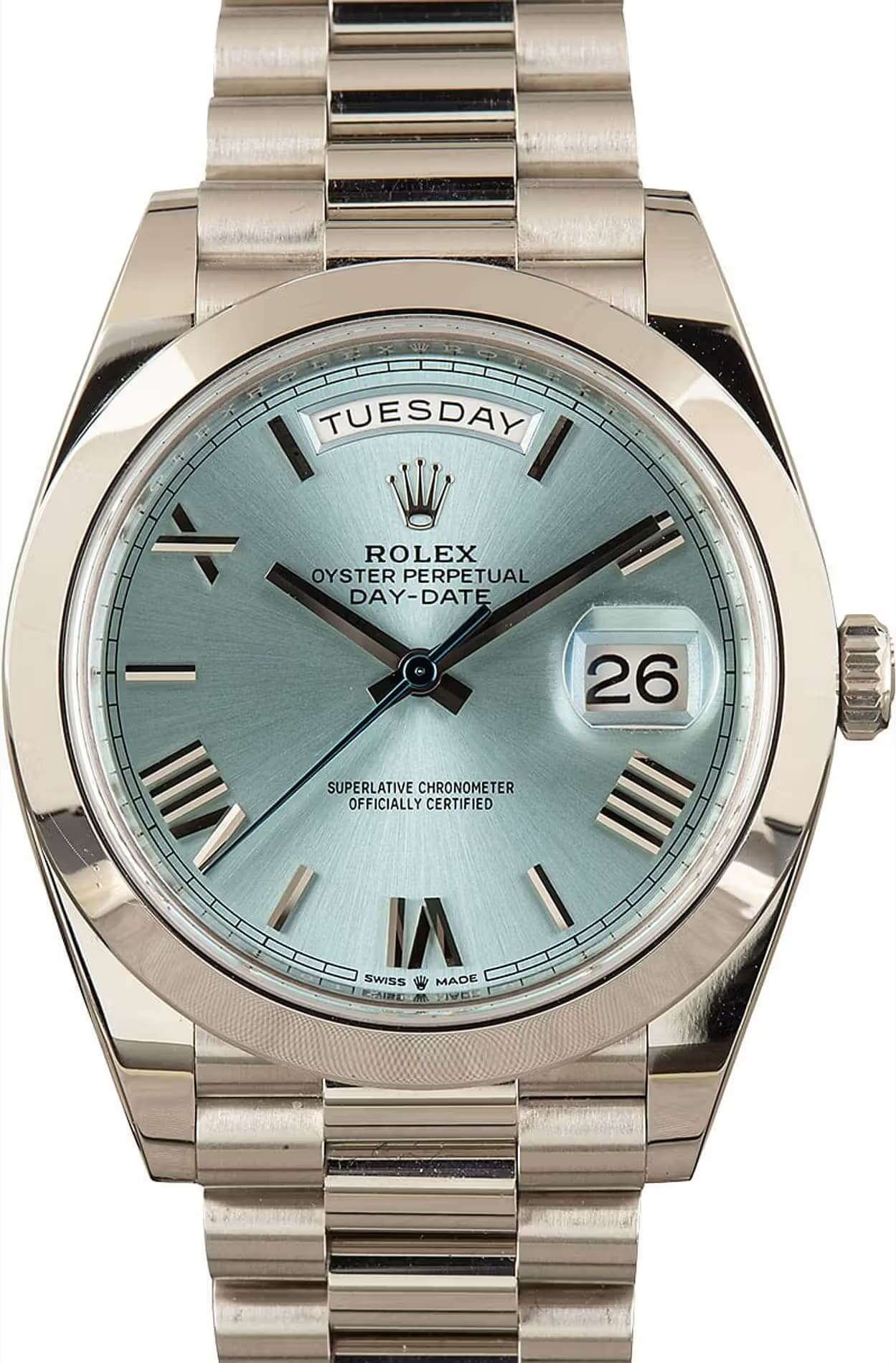 Rolex Day-Date 40 Ref 228206 Platinum Replica