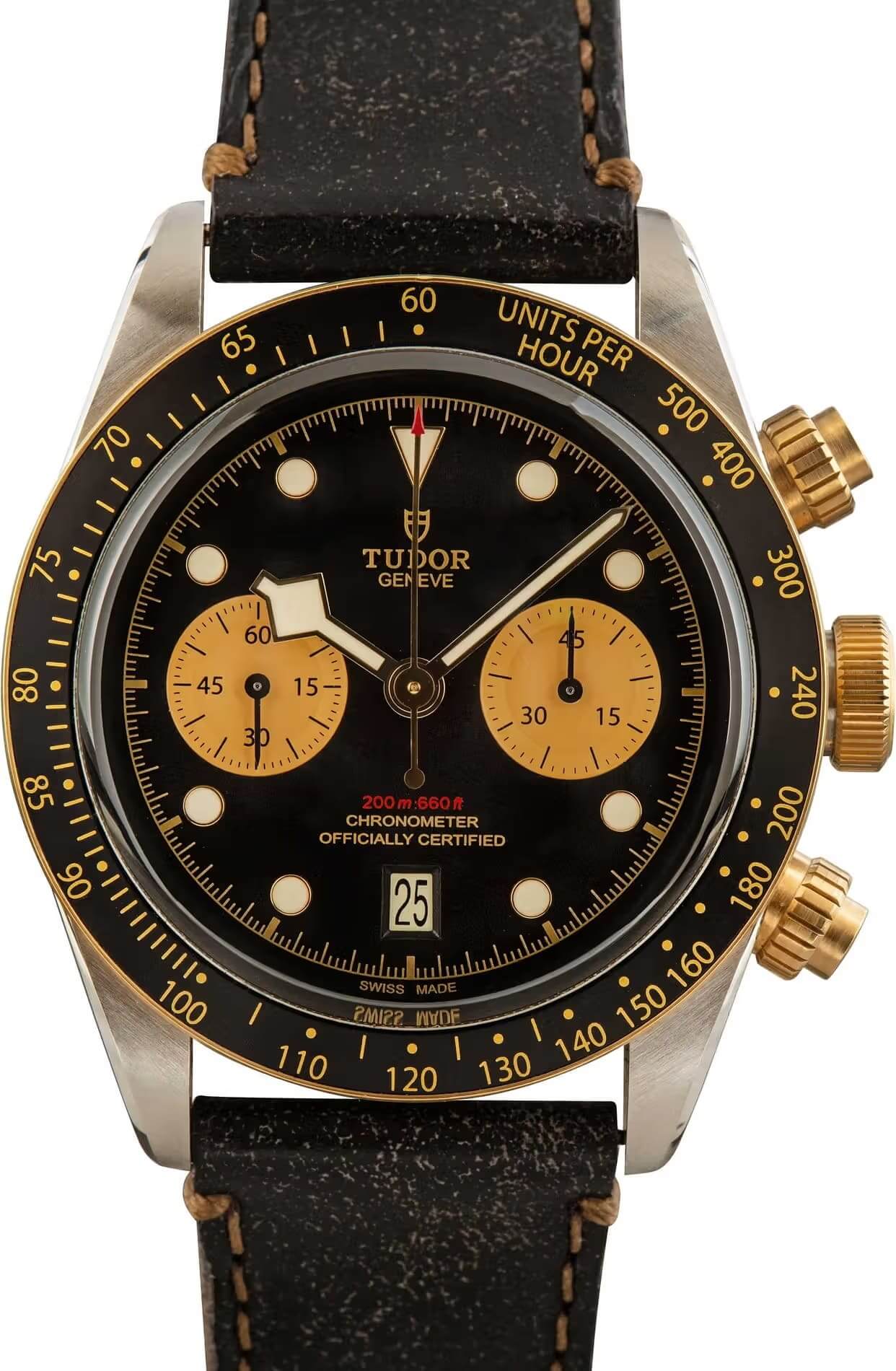 Tudor Black Bay Chrono 79363 Black Dial Replica